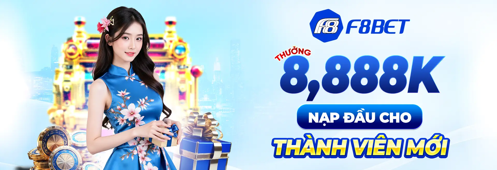Banner trang chủ chính thức F8BET mới nhất 2026